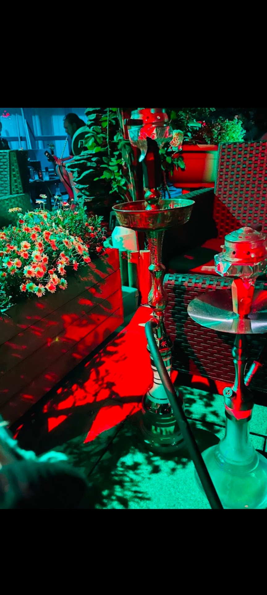 Shisha-Bereich Terrasse